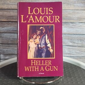 🔥 Louis L'Amour Heller with a Gun Paperback Book Western